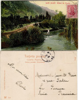 ARGENTINA 1909  POSTCARD SENT FROM SAN JUAN TO SEINE - Covers & Documents