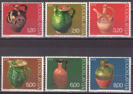 Yugoslavia 1976 - Art, Museum Exhibits - Mi 1649-1654 - MNH**VF - Nuovi