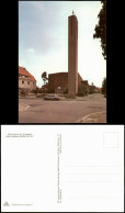 Ansichtskarte Kesselstadt-Hanau Straßenpartie Pfarrkirche St. Elisabeth 1978 - Hanau