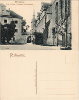 Ansichtskarte Merseburg Partie Am Dom Mit Hinterem Schlosseingang 1908 - Other & Unclassified