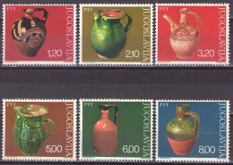Yugoslavia 1976 - Art, Museum Exhibits - Mi 1649-1654 - MNH**VF - Unused Stamps
