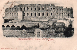 CPA - EL DJEM - Amphithéâtre Romain - Edition Garrigues - Tunesien