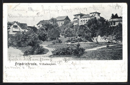 AK Friedrichroda, Wilhelmsplatz, Parkanlagen Mit Häuserblick  - Friedrichroda