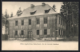 AK Gabelbach Bei Ilmenau, Altes Jagdschloss / Sitz Der Gemeinde  - Chasse