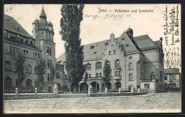 AK Jena, Volkshaus Und Lesehalle  - Jena