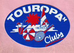 STICKER - AUTOCOLLANT -  TOUROPA CLUBS - ETAT NEUF - Aufkleber