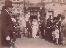 VILLEDIEU LA BLOUERE 1913 MARIAGE HENRI ROBERT ET YVONNE THOMAS FILLE DU MAIRE PHILBERT THOMAS  29 RUE DU GRAND LOGIS S3 - Lieux