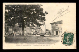 55 - ROMAGNE-SOUS-LES-COTES - FONTAINE ET ARBRE DE LA LIBERTE - EDITEUR MARTIAL-RICHARD - Autres & Non Classés