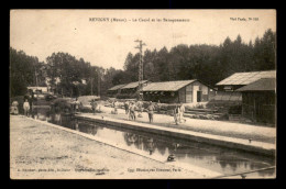 55 - REVIGNY-SUR-ORNAIN - LE CANAL ET LES BARAQUEMENTS - ECLUSE - EDITEUR HUMBERT - Revigny Sur Ornain