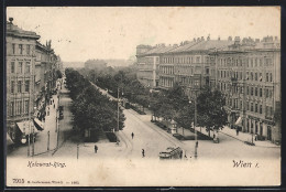 AK Wien, Strassenbahnen Am Kolowrat-Ring  - Autres & Non Classés