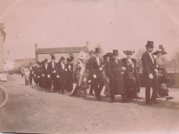 VILLEDIEU LA BLOUERE 1913 MARIAGE HENRI ROBERT ET YVONNE THOMAS FILLE DU MAIRE PHILBERT THOMAS S5 - Lieux