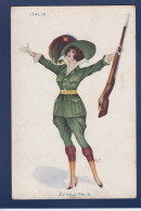 CPA 1 Euro Femme Militaria Illustrateur Woman Non Circulé Prix De Départ 1 Euro Sager Italie - Women