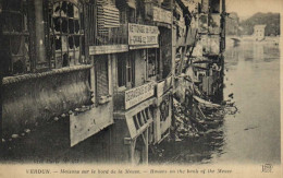 VERDUN Maisons Sur Le Bord De La Meuse Nerroyage De Plumes Crins Er Duvets Degraissage De Gants RV - Verdun
