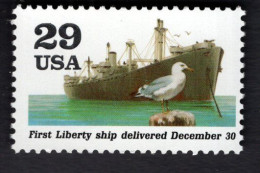 2039829962 SCOTT 2559H (XX) POSTFRIS MINT NEVER HINGED -  WORLD WAR II - LIBERTY SHIP - Unused Stamps