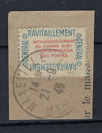 FRANCE Ca.1946:  Timbre De Ravitaillement Obl. "Maxeville (M&M)" - Oblitérés