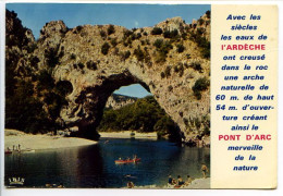 CPSM  10.5 X 15 Ardèche VALLON PONT D'ARC - Vallon Pont D'Arc