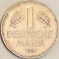 Germany Federal Republic - Mark 1981 G, KM# 110 (#4792) - 1 Mark