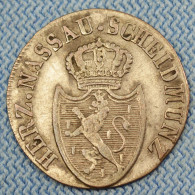 Nassau • 3 Kreuzer 1810 • Fr. August + Fr. Wilhelm • Var. 11 • German States • Ag 295 ‰  = 1/20 Gulden • [24-857] - Groschen & Andere Kleinmünzen
