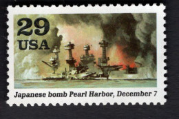 2039830316 1991 SCOTT 2559I (XX) POSTFRIS MINT NEVER HINGED - WORLD WAR II - SINKING SHIPS - PEARL HABOR - Unused Stamps