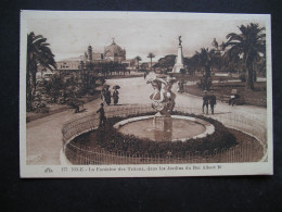 Nice-La Fontaine Des Tritons,dans Les Jardins Du Roi Albert I - Autres & Non Classés