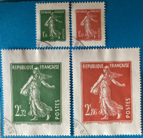 France 2022 : Philatélie, 100 Ans Du Coin Daté De La Semeuse Camée De 1922 N° 5607 à 5610 Oblitéré - Usados