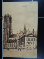 Malines L'Hôtel De Ville Et La Cathédrale - Mechelen