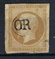 FRANCE Ca.1855:  Le 13A Obl. "OR Dans Un Cercle" - 1853-1860 Napoleon III