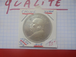 +++QUALITE+++CHINE DOLLAR (YUAN) 1914-19 ARGENT (A.5) - Chine