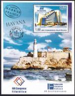 CUBA 2004 PHILATELIC CONGRESS S/S, LIGHTHOUSE** - Phares