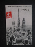 Rouen-Cathedrale.Ensemble Vu De La Grosse Horloge - Rouen