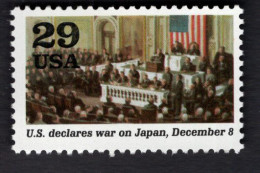 2039830631 SCOTT 2559J (XX) POSTFRIS MINT NEVER HINGED -  WORLD WAR II - CONGRESS IN SESSION - US DECLARES WAR - Unused Stamps