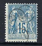 FRANCE Ca.1878:  Le 90 Obl. "OR Dans Un Cercle" - 1876-1898 Sage (Tipo II)