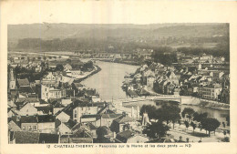 02 - CHATEAU THIERRY -  PANORAMA SUR LA MARNE - Chateau Thierry