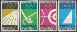 Alemania   1969, Mi. 587/90 ** - Ungebraucht