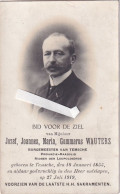 Jozef Wauters :  Temse 1855 - 1919  (  Burgemeester ) - Andachtsbilder