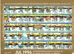 Danemark - 1996- Feuillet De 50  Vignettes Jul - Noel -  Enfants - Jeux -  Neufs** - MNH - Unused Stamps