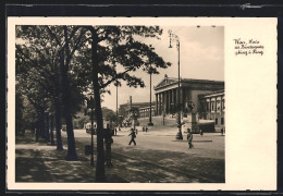 AK Wien, Haus Der Bundesgesetzgebung U. Ring, Strassenbahn  - Altri & Non Classificati