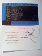 Carte De Visite Au Péché Vigneron Zeyssolf Gertwiller - Visitekaartjes