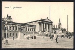 AK Wien, Spaziergänger Vor Dem Parlament  - Sonstige & Ohne Zuordnung