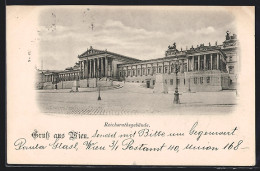 AK Wien, Blick Zum Reichsrathsgebäude  - Other & Unclassified