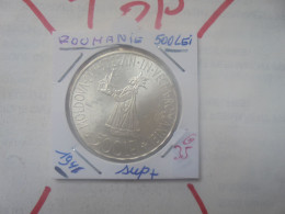 +++TOP QUALITE+++ROUMANIE 500 LEI 1941 ARGENT+++(A.5) - Rumänien