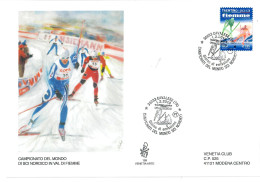 FDC VENETIA ARTE N. 159  ITALIA 2013  CAMPIONATO DEL MONDO DI SCI NORDICO IN VAL DI FIEMME - FDC