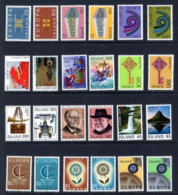 (alm) EUROPA CEPT 12 Series Timbres Xx MNH  ISLANDE ISLAND - Collections (without Album)