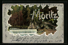 AK Namenstag Moritz, Wasserfallpartie  - Other & Unclassified