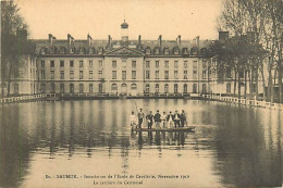 - Maine Et Loire -ref-B77- Saumur - Inondation Ecole De Cavalerie Novembre 1910 - Carrière Du Carrousel - - Saumur