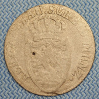 Nassau • 3 Kreuzer 1812 • Fr. August + Fr. Wilhelm • Var. 3 • German States • Ag 295 ‰  = 1/20 Gulden • [24-859] - Small Coins & Other Subdivisions