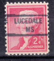 USA Precancel Vorausentwertungen Preo Locals Mississippi, Lucedale 841 - Precancels