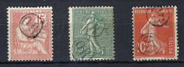 FRANCE Ca.1900-20:  Lot D' Obl. "OR Dans Un Cercle" - Used Stamps