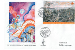 FDC VENETIA ARTE N. 158  ITALIA 2012  BATTAGLIA DI PONTE MILVIO - FDC