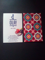 Carte De Visite Ola Bar à Tapas Strasbourg - Visiting Cards